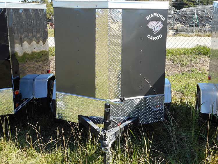 4x8 Single Axle Cargo Trailer Enclosed Trailers