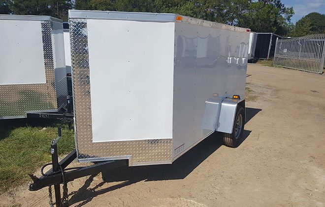 RollingVault V Nose 5x6 Enclosed Trailer