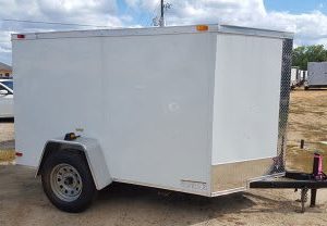 RollingVault V Nose 5x8 Enclosed Trailers For Sale