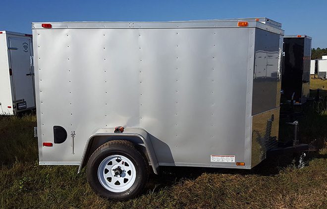 Diamond Cargo V Nose Single Axle 5x8 Trailers For Sale