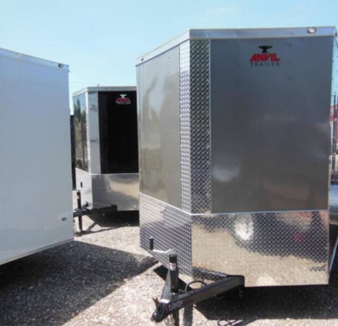 Anvil V Nose 7x14 Single Axle Cargo Trailers For Sale