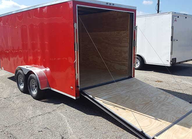 Anvil V Nose Tandem Axle 7x16 Cargo Trailers For Sale