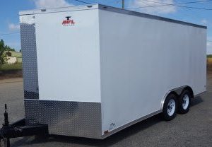 8.5x16 V Nose Tandem Axle Anvil Enclosed Cargo Trailers For Sale