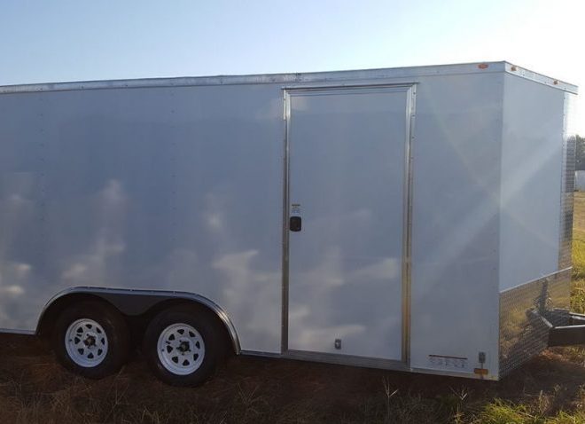 Diamond Cargo V Nose Tandem Axle 8.5x18 Trailers For Sale