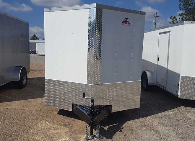 8.5x22 V Nose Tandem Axle Anvil Enclosed Cargo Trailers For Sale