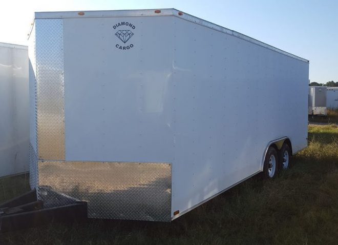 Diamond Cargo V Nose Tandem Axle 8.5x22 Trailers For Sale