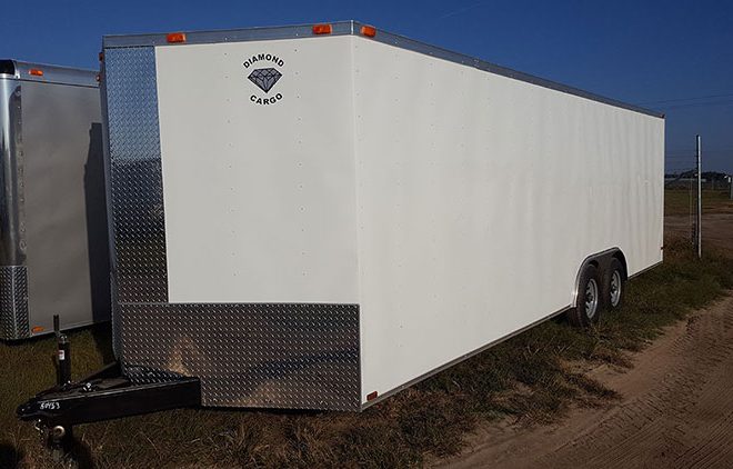 Diamond Cargo V Nose Tandem Axle 8.5x32 Trailers For Sale