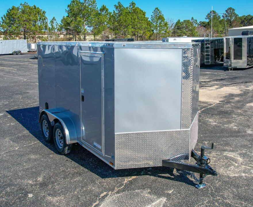 7x10 Tandem Axle Anvil Cargo Trailer Indiana 1