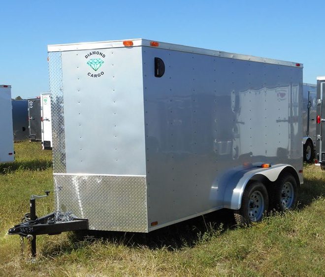 6x12 V Nose Tandem Axle Diamond Cargo Trailers For Sale