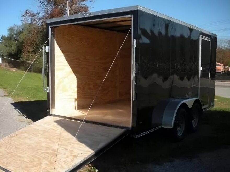 7x12 Econocraft Tandem Axle Cargo Trailer 1