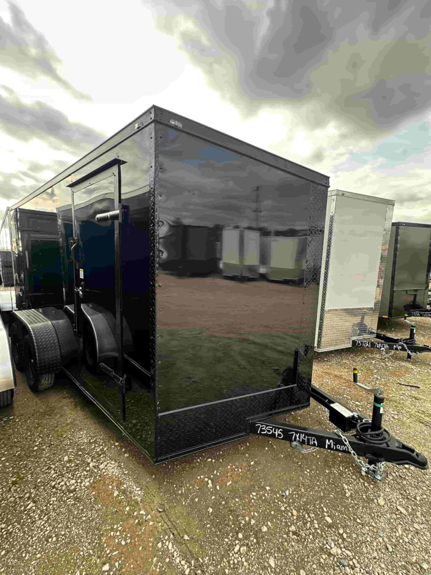 7x14 Quality Cargo Economy Tandem Axle Trailer 1